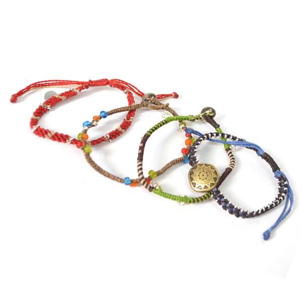 wakami/ワカミ WA0388 Earth Bracelet 4 Stand Set アースブレスレット 