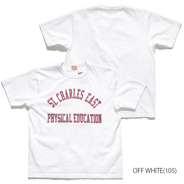 ホワイツビル【WHITES VILLE】PHYSICAL EDUCATION TEE メンズ 半袖 Tシャツ カレッジプリント ロゴ クルーネック シンプル 日本製｜bobsstore｜05