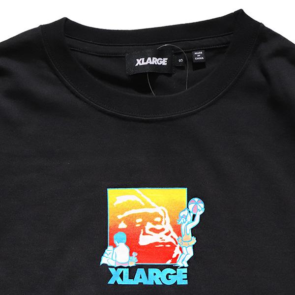 エクストララージ【X-LARGE】01201113 L/S TEE BEACH SQUARE Tシャツ ロンT 長袖 メンズ クルーネック ロゴ ラージ ゴリラ【ネコポス発送のみ送料無料】｜bobsstore｜07