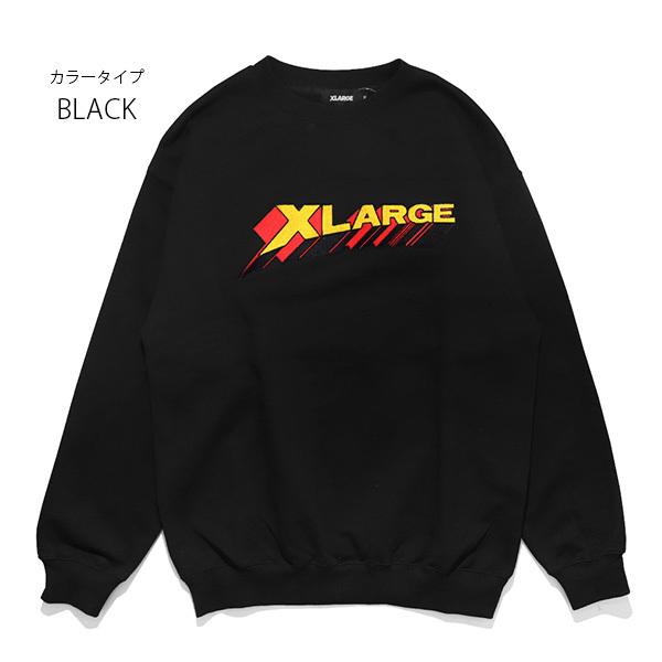 エクストララージ【X-LARGE】3D LOGO CREWNECK SWEAT スウェット トレーナー メンズ トップス 長袖 ロゴ ゴリラ 裏毛｜bobsstore｜06