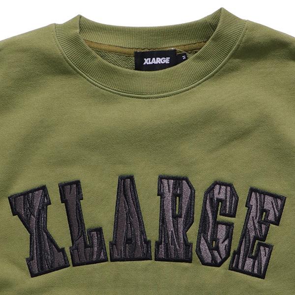 エクストララージ【X-LARGE】EMBROIDERY ZEBRA LOGO CREW NECK SWEAT スウェット トレーナー メンズ トップス 長袖 ロゴ ゴリラ 裏毛｜bobsstore｜05