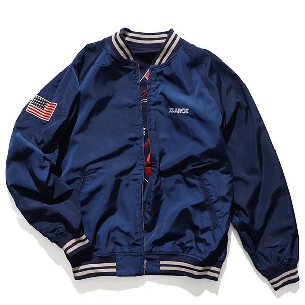 XLARGE エクストララージ【X-LARGE】REVERSIBLE BASEBALL JACKET XLARGE エクストララージ【X-LARGE】REVERSIBLE BASEBALL JACKET