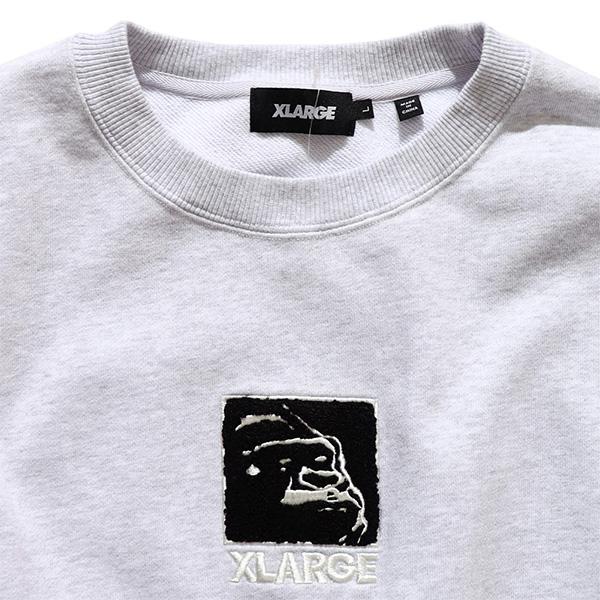 X-LARGE エクストララージ スウェットトレーナー センターロゴ刺繍 ゴリラ XLARGE（エクストラ ラージ） エクストララージ【X-LARGE】SQUARE OG