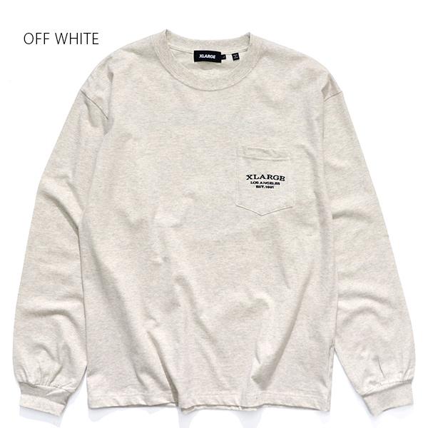 エクストララージ【X-LARGE】OLD PICK UP TRUCK L/S POCKET TEE ロンT 長袖 メンズ クルーネック ロゴ ラージ ストリート【ネコポス発送無料】｜bobsstore｜04