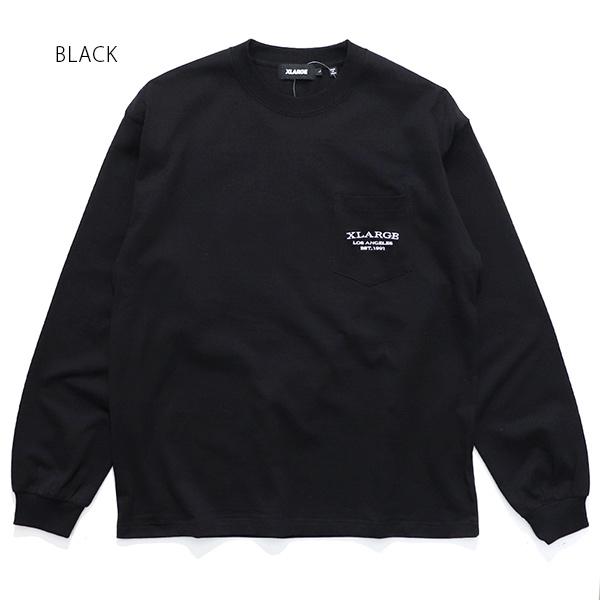 エクストララージ【X-LARGE】OLD PICK UP TRUCK L/S POCKET TEE ロンT 長袖 メンズ クルーネック ロゴ ラージ ストリート【ネコポス発送無料】｜bobsstore｜08