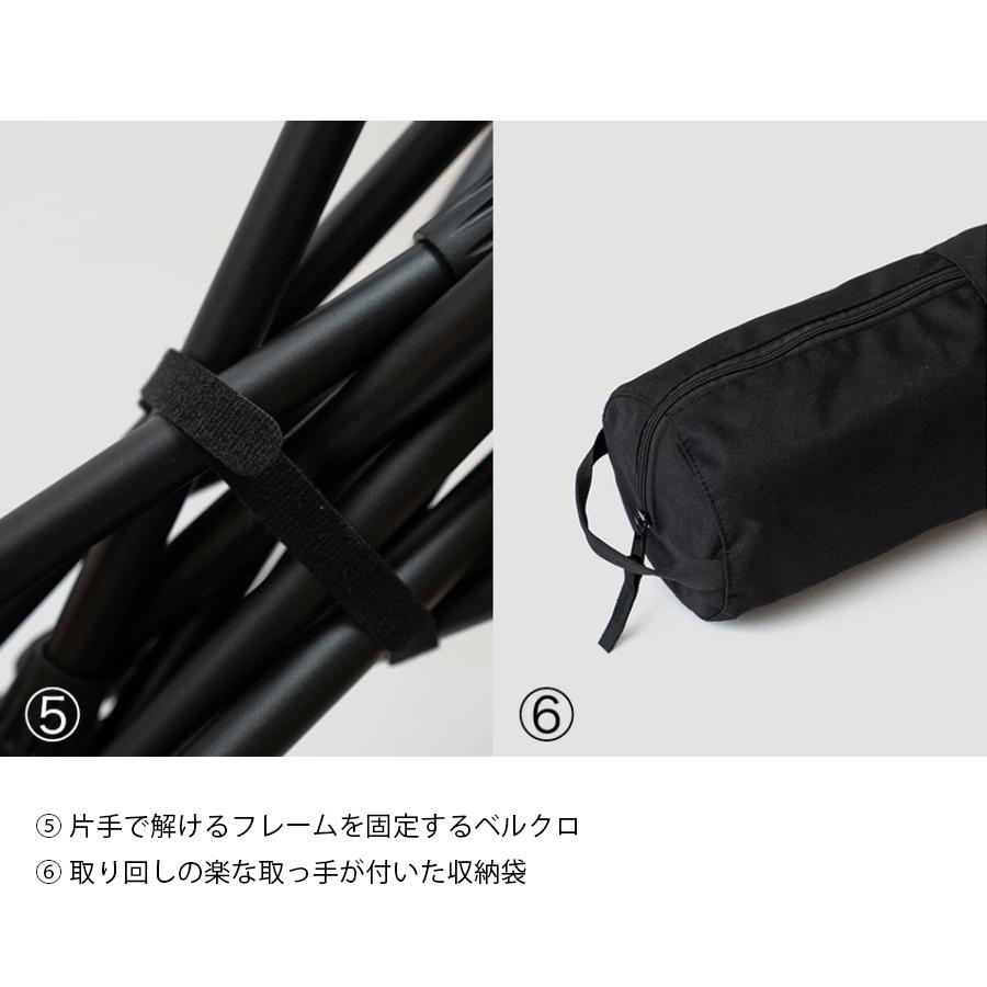 BROOKLYN OUTDOOR COMPANY (ブルックリンアウトドアカンパニー)  BOC The RePET 600D Folding Chair S 折り畳み式チェアS | BROOKLYN OUTDOOR COMPANY | 08