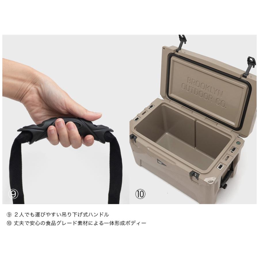 BROOKLYN OUTDOOR COMPANY クーラーボックス 18.9L The Cooler 20QT 