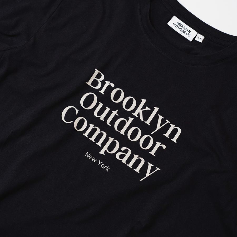 BROOKLYN OUTDOOR COMPANY (ブルックリンアウトドアカンパニー)  BOC The Recycled Cotton T Shirts BLACK リサイクルコットンTシャツ | BROOKLYN OUTDOOR COMPANY | 09