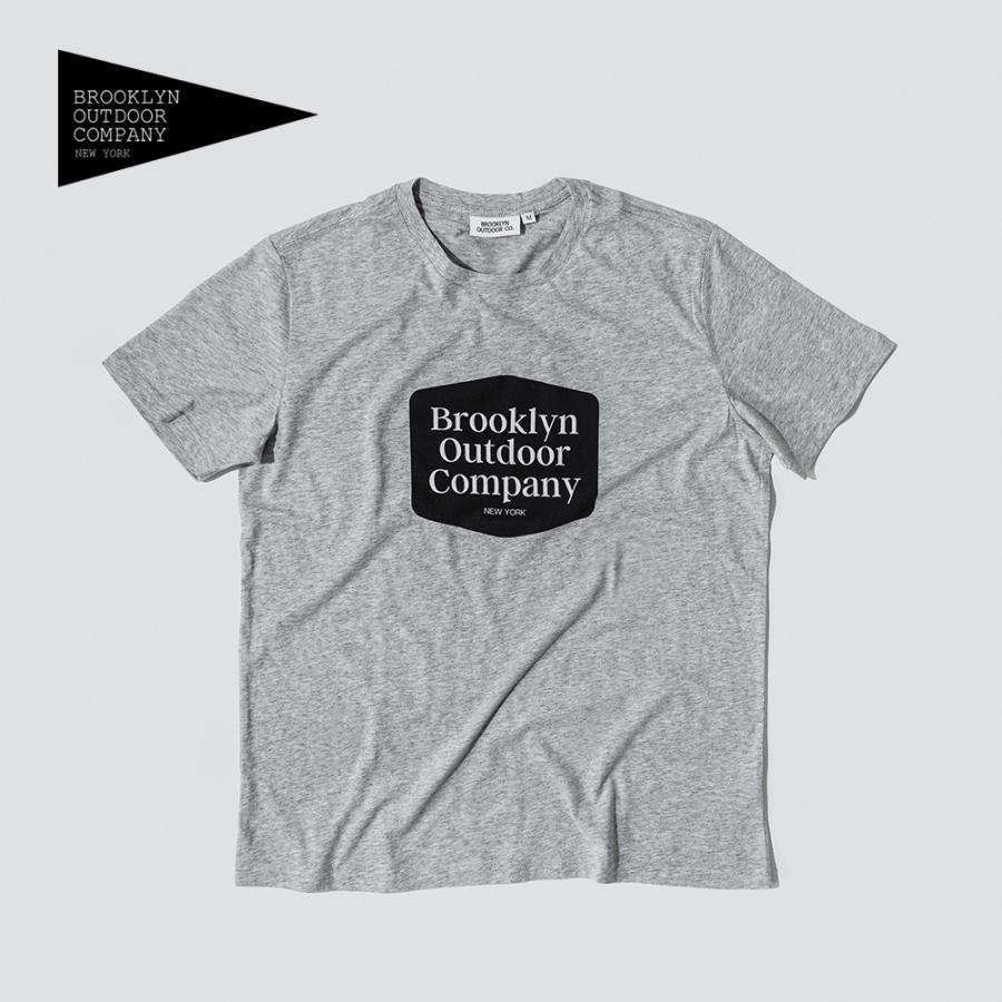 BROOKLYN OUTDOOR COMPANY (ブルックリンアウトドアカンパニー)  BOC The Recycled Cotton T Shirts GRAY リサイクルコットンTシャツ | BROOKLYN OUTDOOR COMPANY