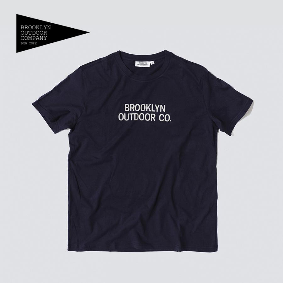 BROOKLYN OUTDOOR COMPANY (ブルックリンアウトドアカンパニー)  BOC The Recycled Cotton T Shirts NAVY リサイクルコットンTシャツ | BROOKLYN OUTDOOR COMPANY
