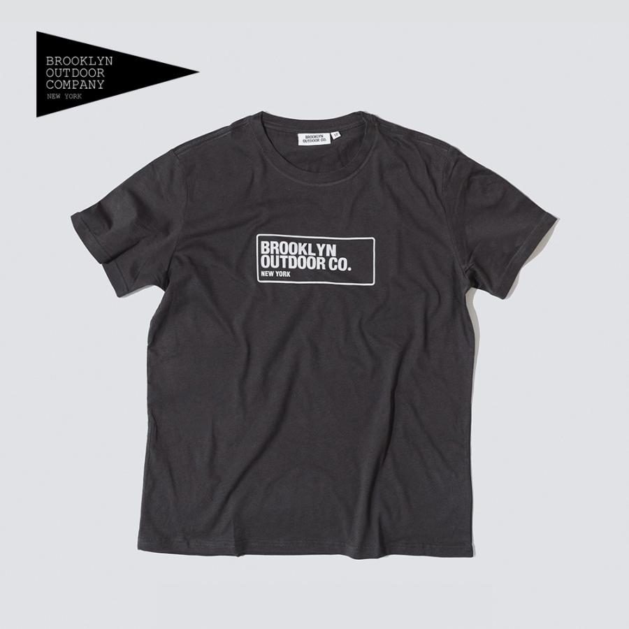 BROOKLYN OUTDOOR COMPANY (ブルックリンアウトドアカンパニー)  BOC The Recycled Cotton T Shirts CHARCOAL GRAY リサイクルコットンTシャツ | BROOKLYN OUTDOOR COMPANY