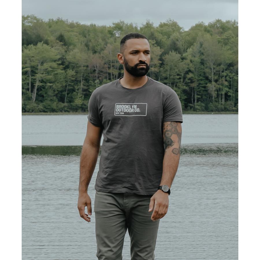 BROOKLYN OUTDOOR COMPANY (ブルックリンアウトドアカンパニー)  BOC The Recycled Cotton T Shirts CHARCOAL GRAY リサイクルコットンTシャツ | BROOKLYN OUTDOOR COMPANY | 04