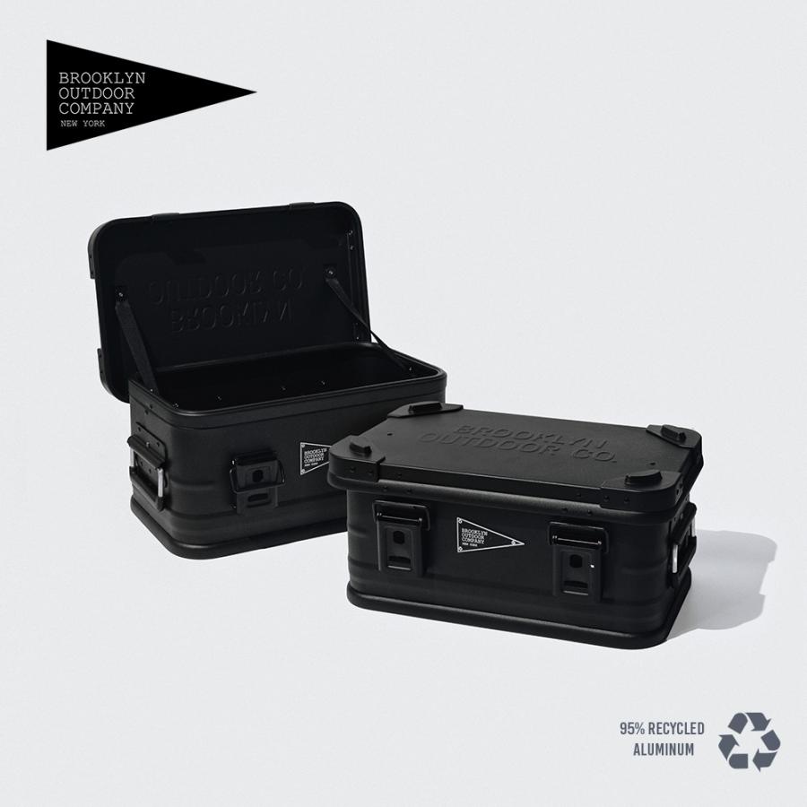 ★入荷未定★アルミコンテナ　Sサイズ　30L★ ブルックリンアウトドアカンパニー ブルックリンアウトドアから「リサイクルアルミコンテナボックス