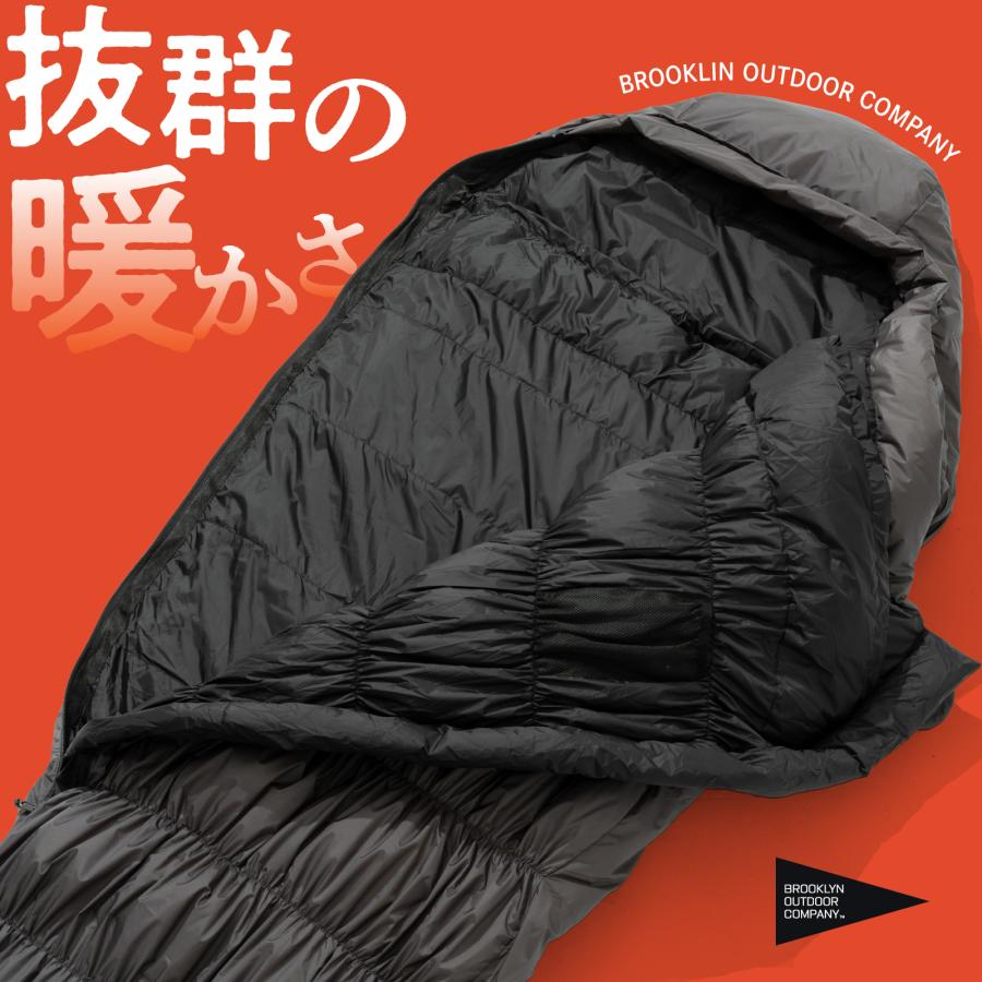 BROOKLYN OUTDOOR COMPANY BOC The Catskills Peak+ Sleeping Bag 800FP / 750g 寝袋 コンパクト | BROOKLYN OUTDOOR COMPANY | 06