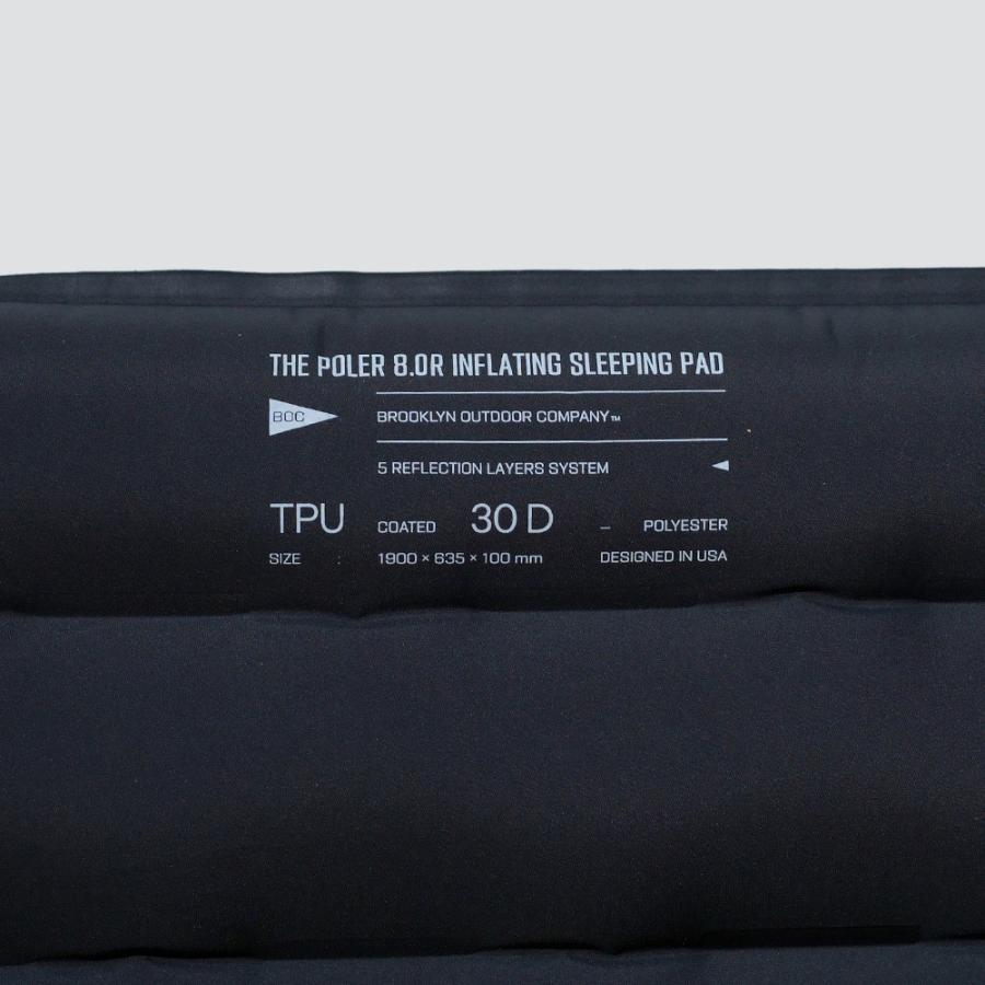 BROOKLYN OUTDOOR COMPANY (ブルックリンアウトドアカンパニー) The Poler 8.0R Inflating Sleeping Pad R値8.0インフレータブルマット | BROOKLYN OUTDOOR COMPANY | 17