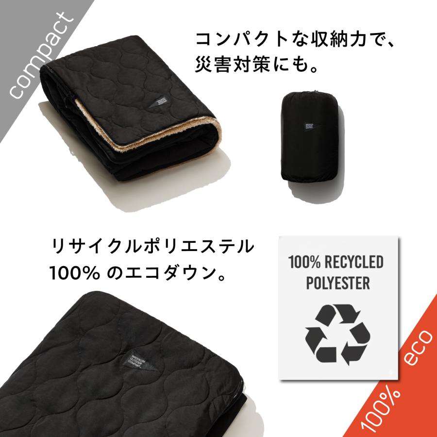 ★予約受付中★BROOKLYN OUTDOOR COMPANY The Eco Down Thermal Fleece Blanket Zip-Up サーマルフリースブランケット ジップアップ |  | 10