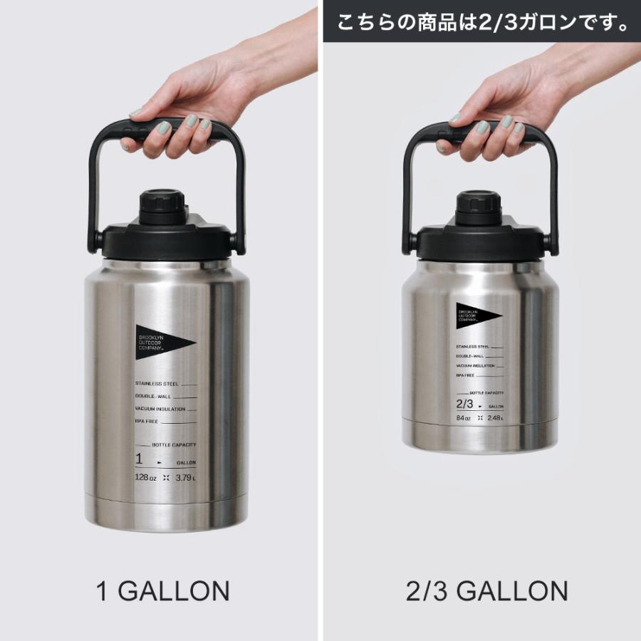 BROOKLYN OUTDOOR COMPANY The Thermo Jug 2/3 GALLON 真空断熱構造サーモジャグ 2.5L 保冷 保温 | BROOKLYN OUTDOOR COMPANY | 14