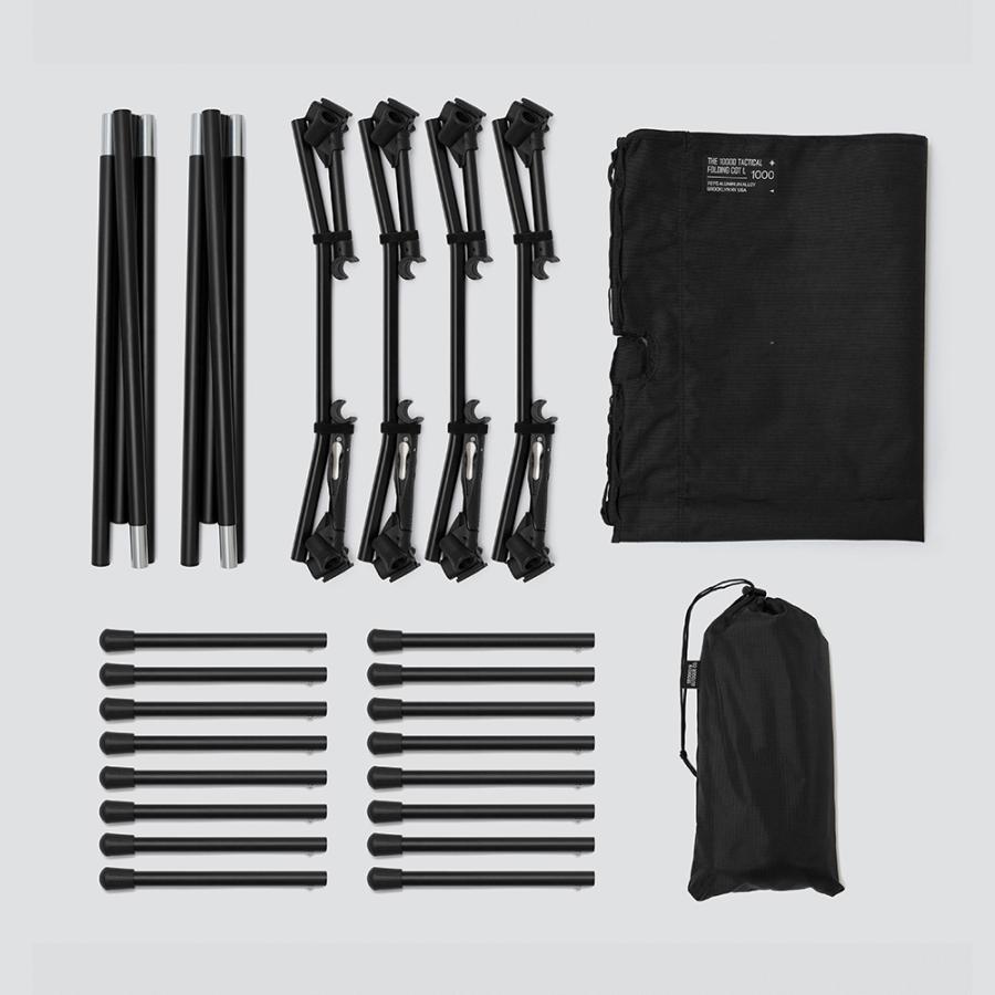 【一年保証】The 1000D Tactical Folding Cot L フォールディングコット Lサイズ コット 2way キャンプ | BROOKLYN OUTDOOR COMPANY | 10