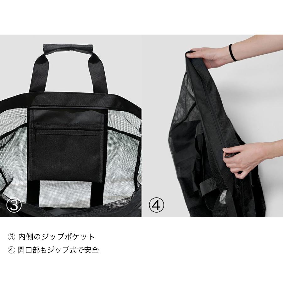 BROOKLYN OUTDOOR COMPANY (ブルックリンアウトドアカンパニー) BOC The Mesh Gear Tote 大容量メッシュトート トートバッグ ジム |  | 15