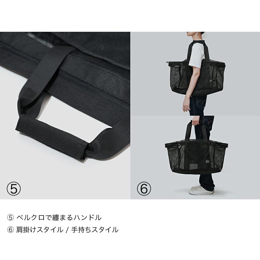 BROOKLYN OUTDOOR COMPANY (ブルックリンアウトドアカンパニー) BOC The Mesh Gear Tote 大容量メッシュトート トートバッグ ジム |  | 16