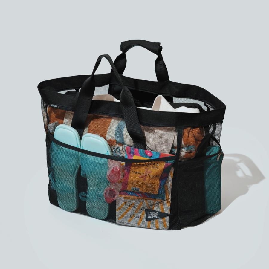 BROOKLYN OUTDOOR COMPANY (ブルックリンアウトドアカンパニー) BOC The Mesh Gear Tote 大容量メッシュトート トートバッグ ジム |  | 02