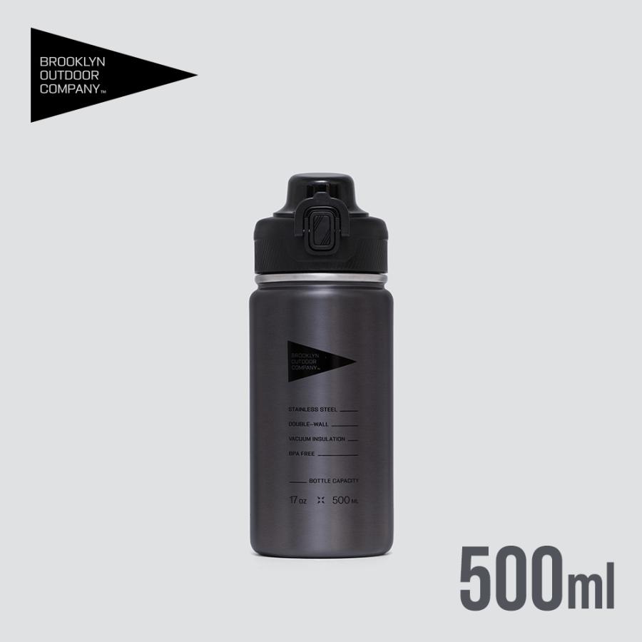 ★予約受付中★BROOKLYN OUTDOOR COMPANY The Thermo Flap 500ml 取っ手付きサーモボトル 保冷 保温 | 