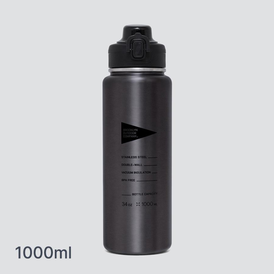 ★予約受付中★BROOKLYN OUTDOOR COMPANY The Thermo Flap 1000ml 取っ手付きサーモボトル 保冷 保温 |  | 03