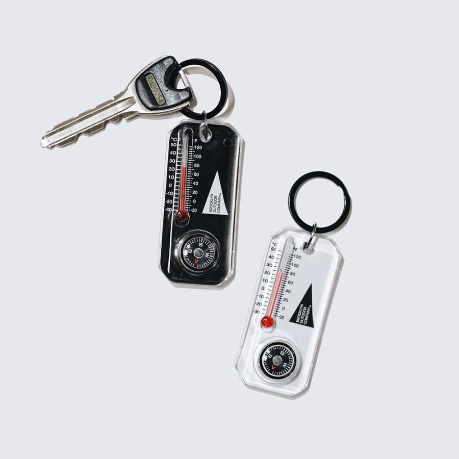 BROOKLYN OUTDOOR COMPANY (ブルックリンアウトドアカンパニー)  BOC The Thermo Compass Keyfob アウトドアキーフォブ 温度計 コンパス キーホルダー |  | 02
