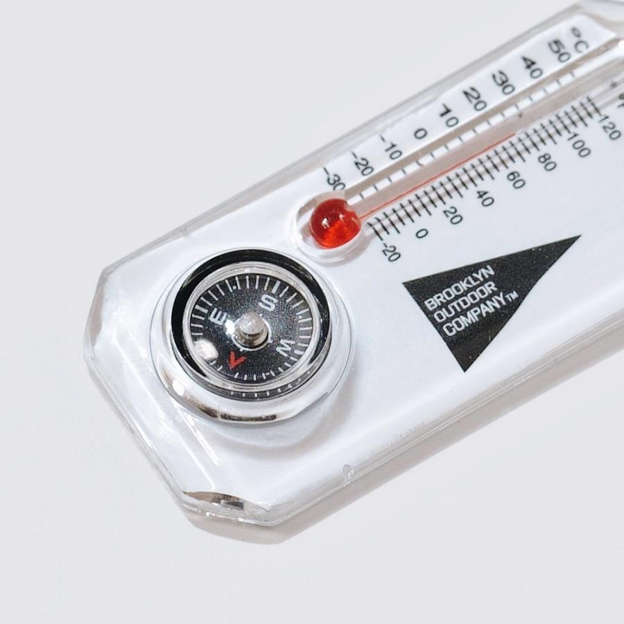 BROOKLYN OUTDOOR COMPANY (ブルックリンアウトドアカンパニー)  BOC The Thermo Compass Keyfob アウトドアキーフォブ 温度計 コンパス キーホルダー |  | 09
