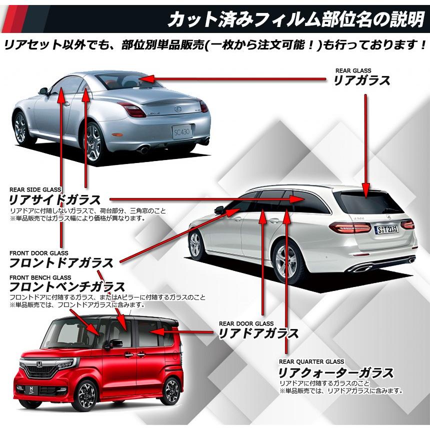 リアサイドガラス カーフィルム 左右セット中 50cm以上1m未満 全車種対応 ニュープロテクション Uvカット スモーク Bui 車種別カット済カーフィルム Bocci 通販 Yahoo ショッピング