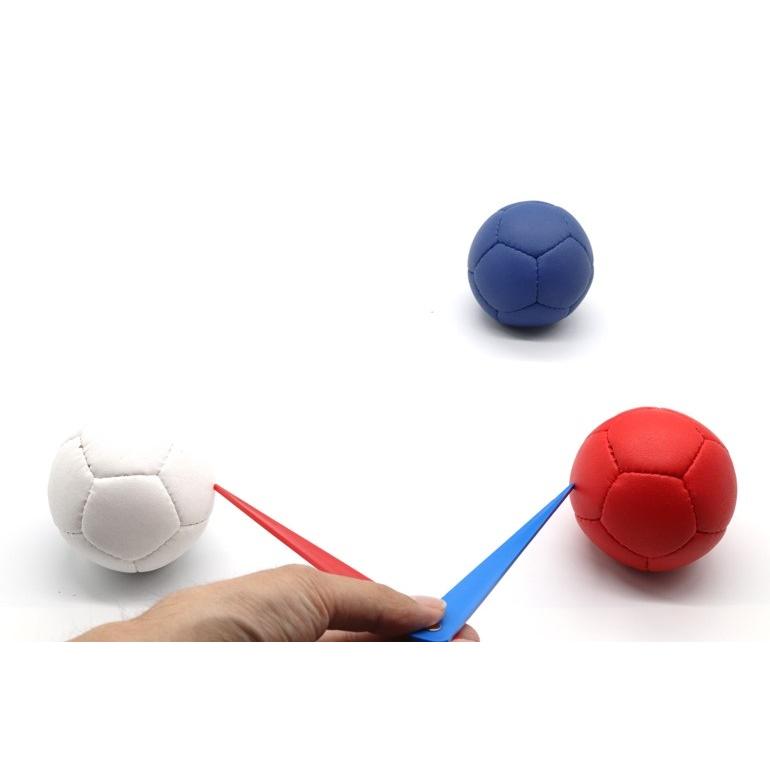 【審判用具付き】はじめてのボッチャセット ボッチャ ボール セット キャリパー パドル　メジャ- 公式規格品