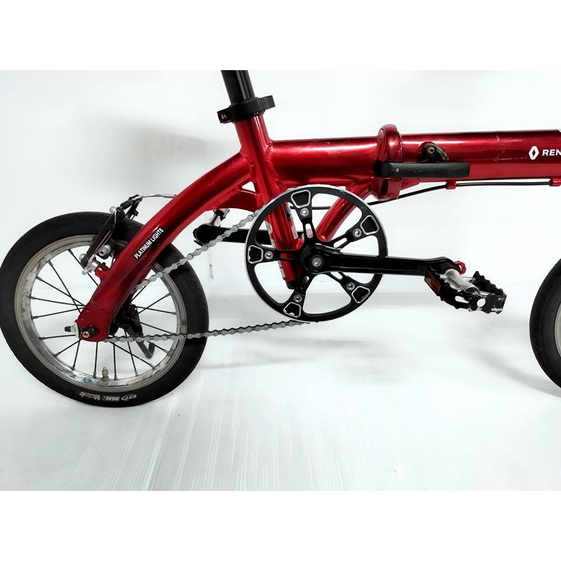 PLATINUM LIGHT6 折りたたみ自転車 メタリックレッド