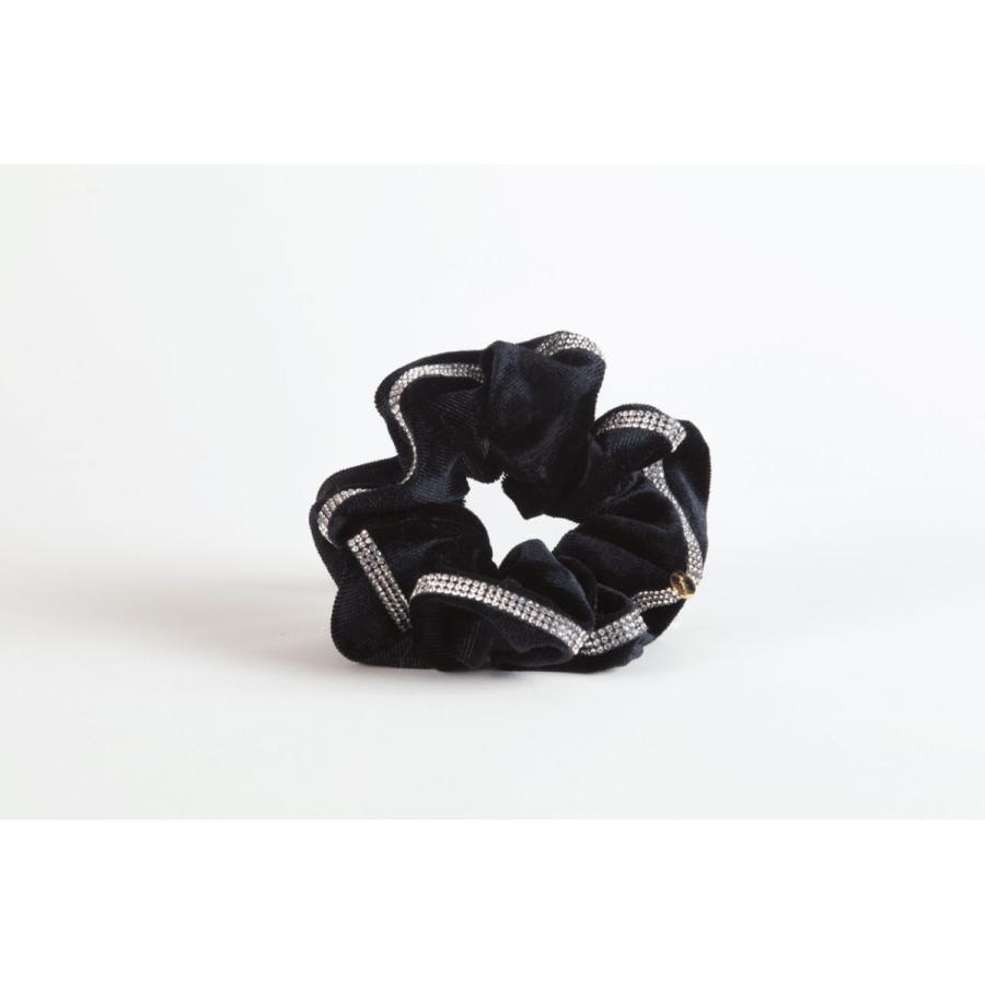 [限定品]at.ginza クリスタルラインベロアシュシュ AT01 ヘアゴム おしゃれ かわいい レディース 女性 上品 キラキラ  プレゼント お返し 人気 |  | 02