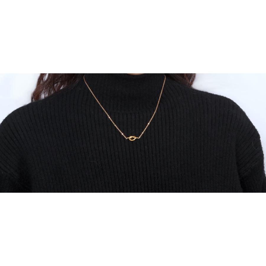 at.ginza LOVEKNOT（縁結び）ネックレス　ゴールド　スモール　結び目　おしゃれ かわいい レディース 女性 上品 誕生日 プレゼント お返し 人気 |  | 02