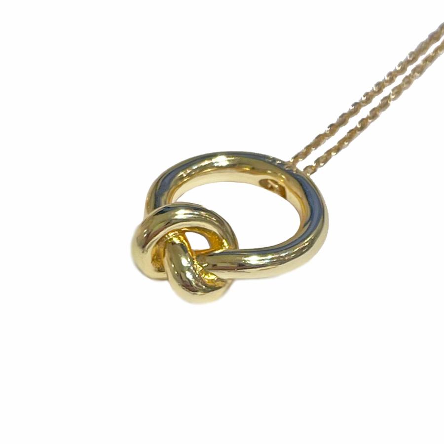 at.ginza LOVEKNOT（縁結び）ネックレス　ゴールド　ビッグ　結び目　925 シルバー　おしゃれ かわいい レディース 女性 上品 誕生日 プレゼント お返し 人気 | 
