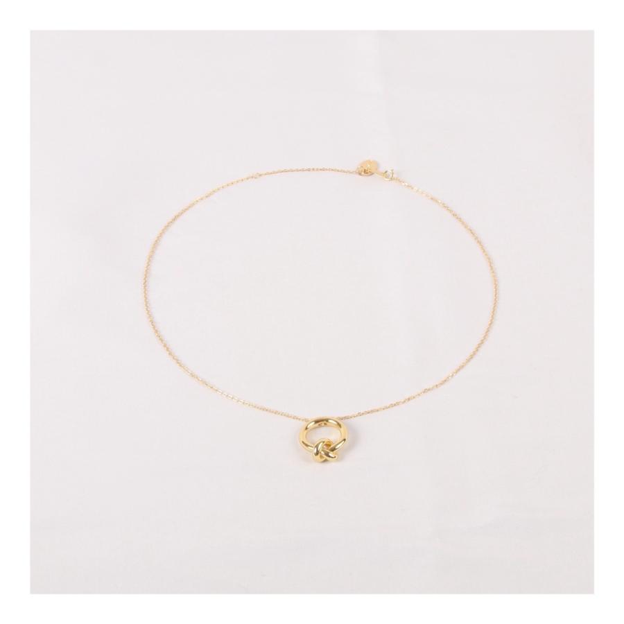 at.ginza LOVEKNOT（縁結び）ネックレス　ゴールド　ビッグ　結び目　925 シルバー　おしゃれ かわいい レディース 女性 上品 誕生日 プレゼント お返し 人気 |  | 01