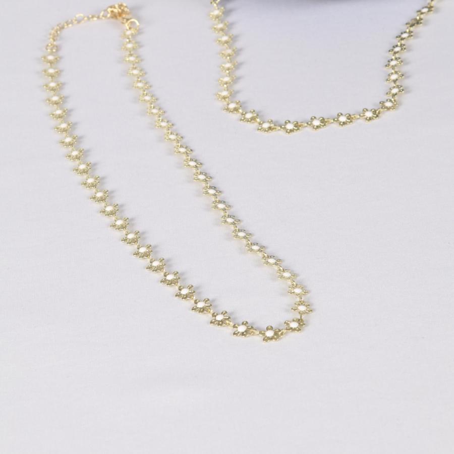 at.ginza デイジーフラワーチョーカー　おしゃれ かわいい レディース 女性 上品 誕生日 プレゼント お返し 人気 |  | 01