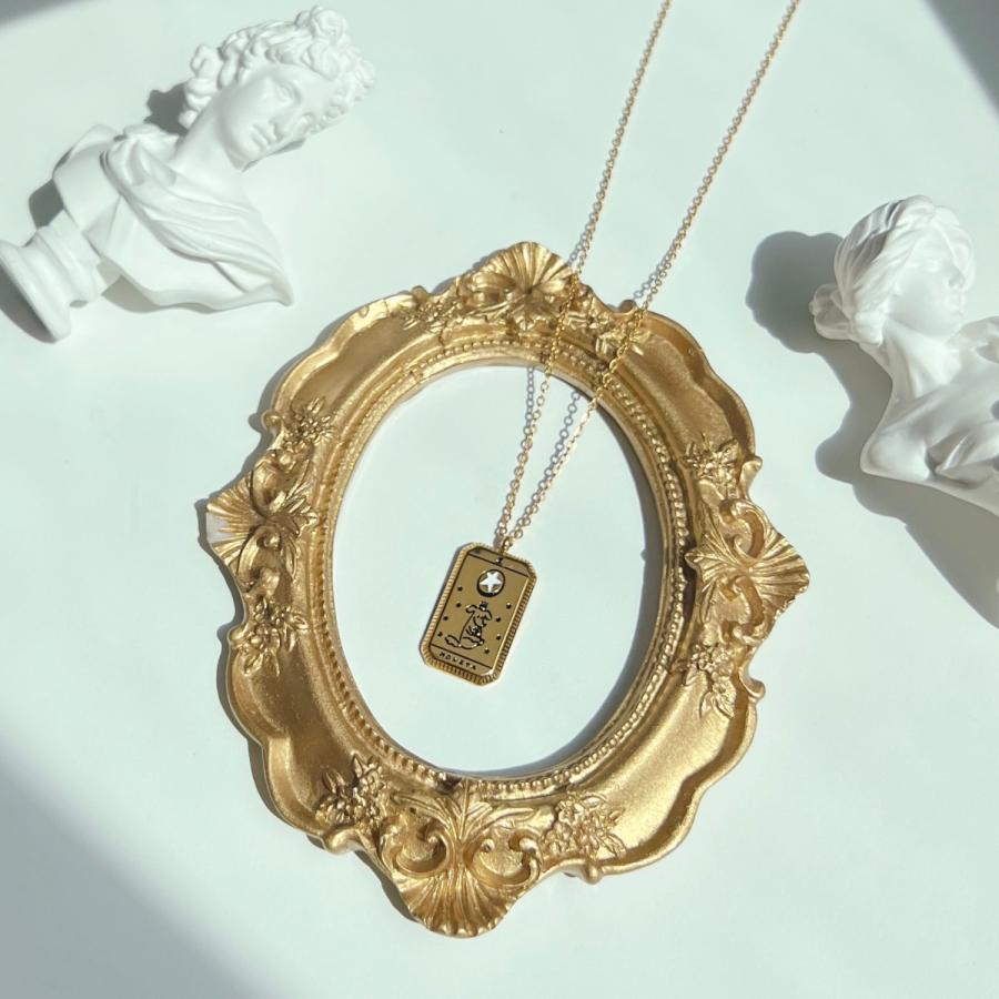 【限定商品】at.ginza MONETA ゴールドタロットネックレス　おしゃれ かわいい レディース 女性 上品 誕生日 プレゼント お返し 人気　タロットカード |  | 02