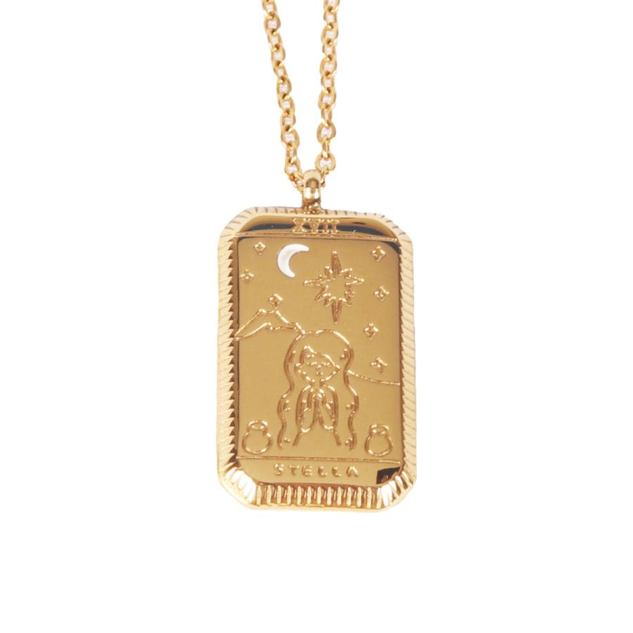 【限定商品】at.ginza STELLA ゴールドタロットネックレス　おしゃれ かわいい レディース 女性 上品 誕生日 プレゼント お返し 人気　タロットカード | 