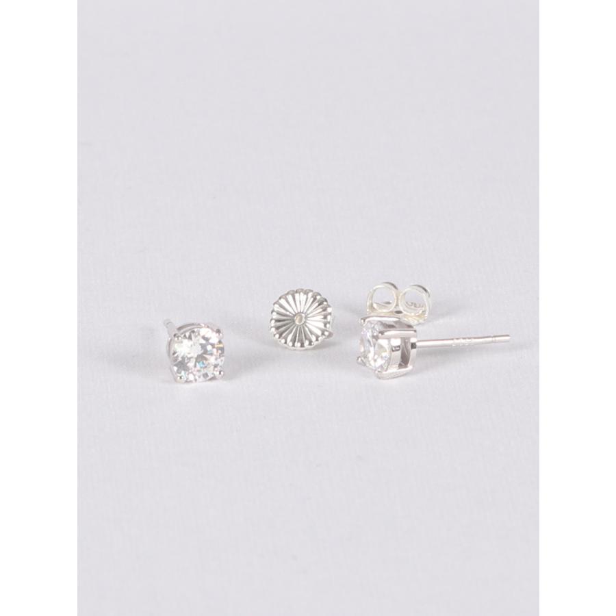 at.ginza 高級ジルコニア ピアス5mm 　４本丸爪・四角型石座　おしゃれ かわいい レディース 女性 上品 誕生日 プレゼント お返し 人気　ダイヤ |  | 01