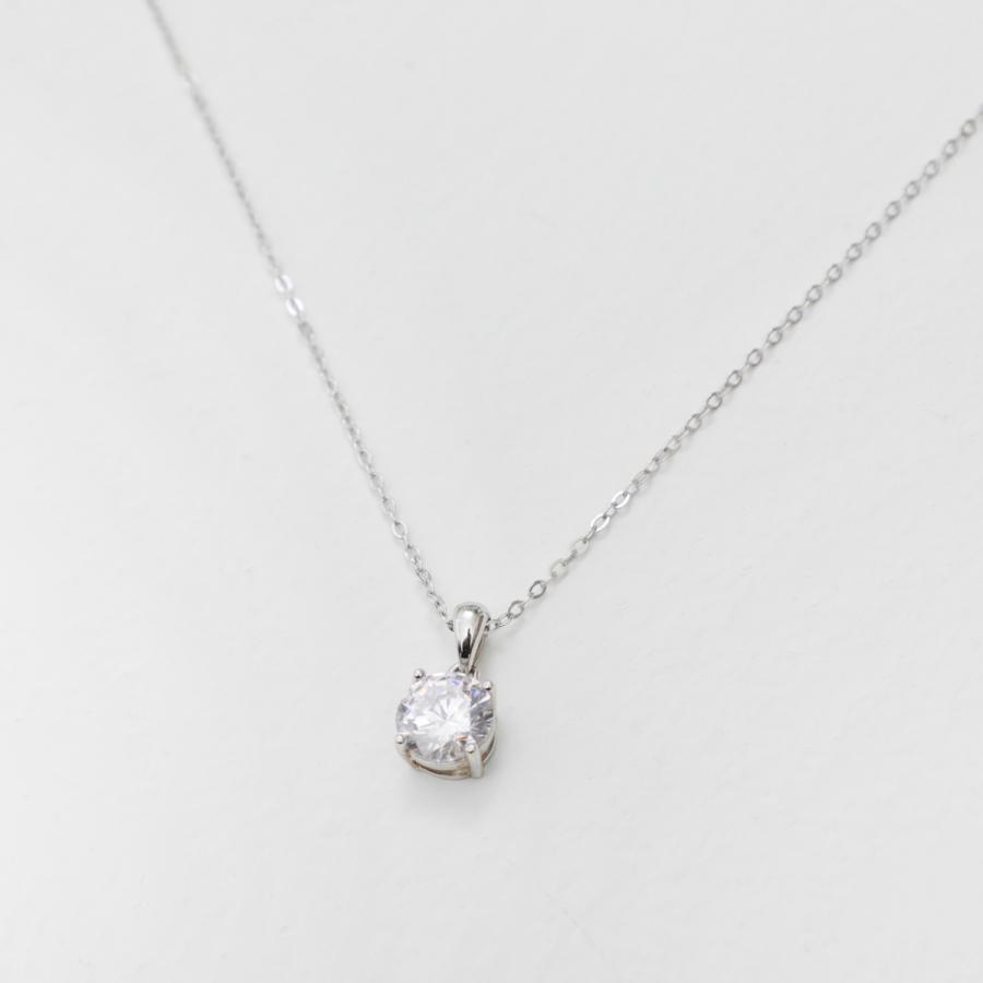 at.ginza 大粒高級ジルコニアネックレス 8mm　おしゃれ かわいい レディース 女性 上品 誕生日 プレゼント お返し 人気 | 