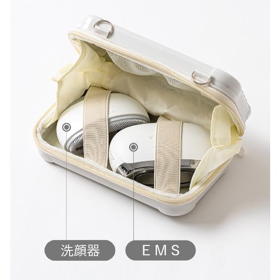 【お取り寄せ商品】VIVECA　EMS&洗顔器用スーツケース型収納ポーチ(＊写真の機器は別売りです) |  | 06