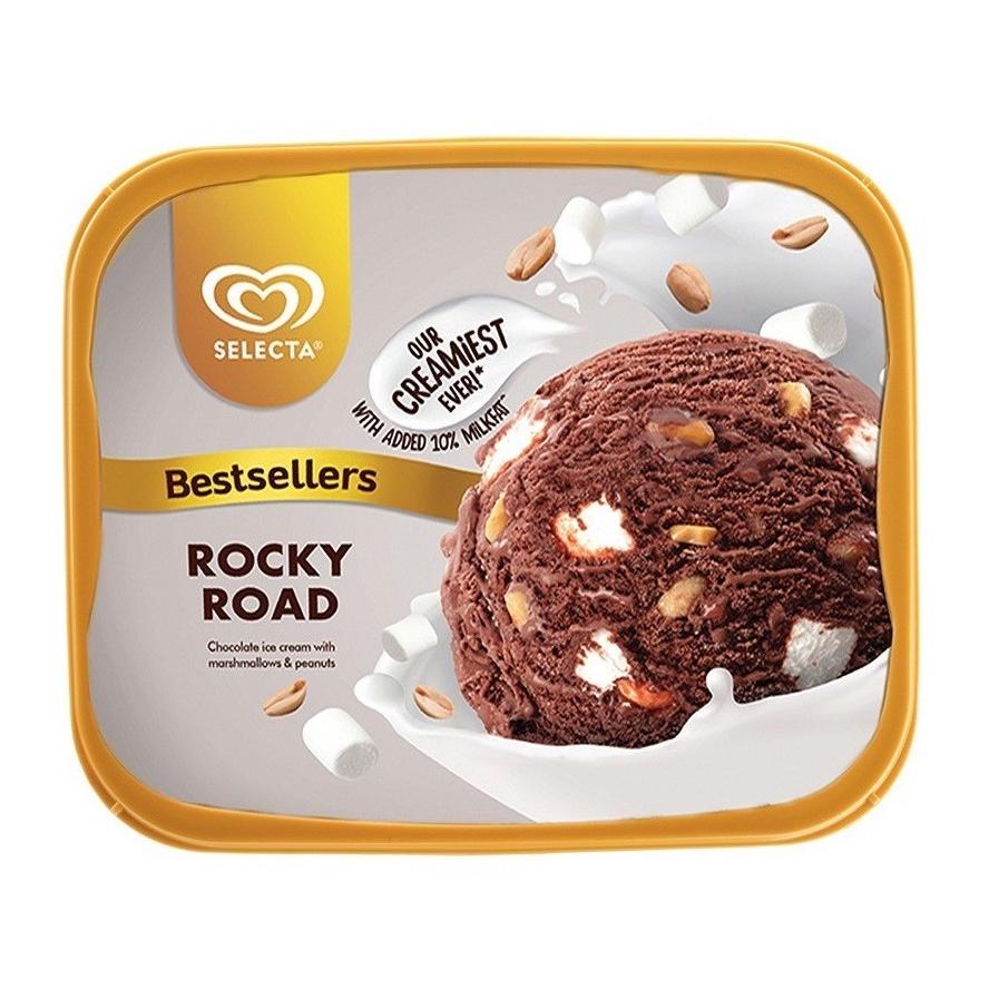 SELECTA ROCKY ROAD 1.3L - 濃厚チョコレートアイスクリーム : Bodega SariSari - 通販 ...