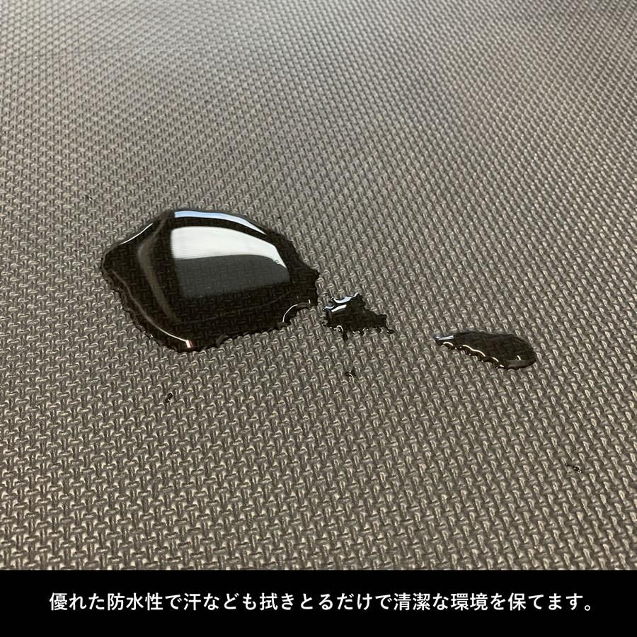 ジョイントマット白黒12枚岡山県法人送料込み ジョイントマット 8枚セット │ リバーシブル 100cm×100cm×厚1.5cm