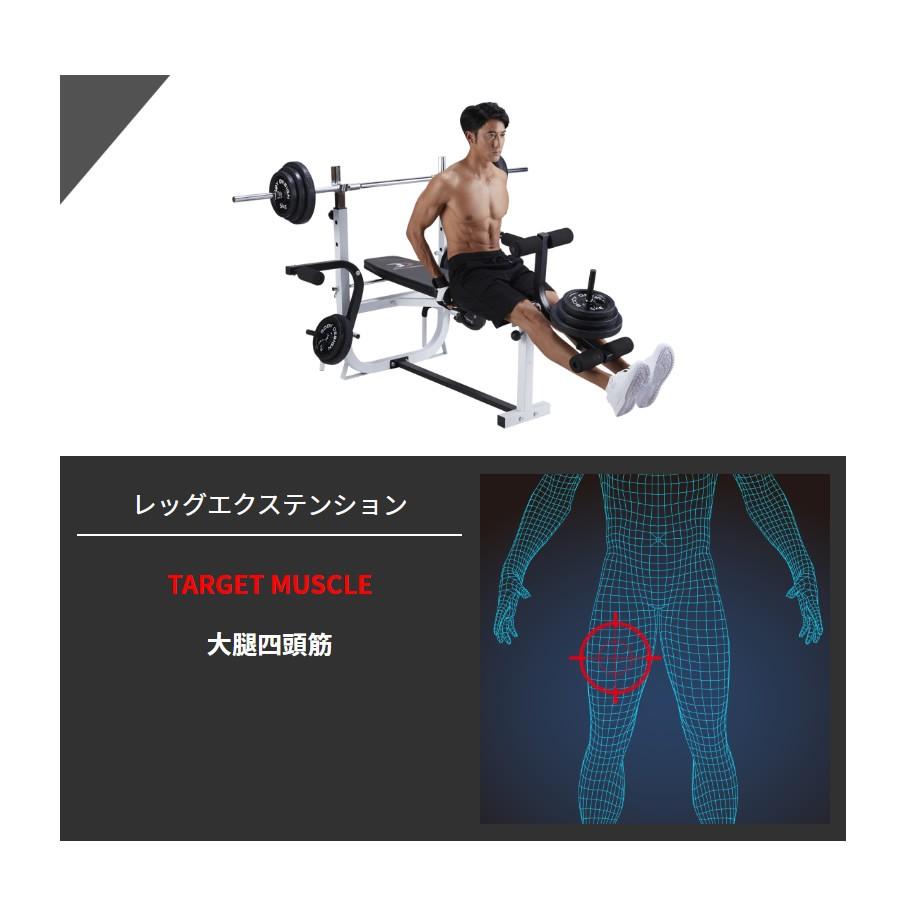 ホームビルダーパック / ラバーバーベルセット100kg シャフト200cm