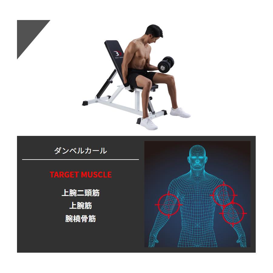 トライパックII / ラバーダンベルセット30kg │ マシンセット