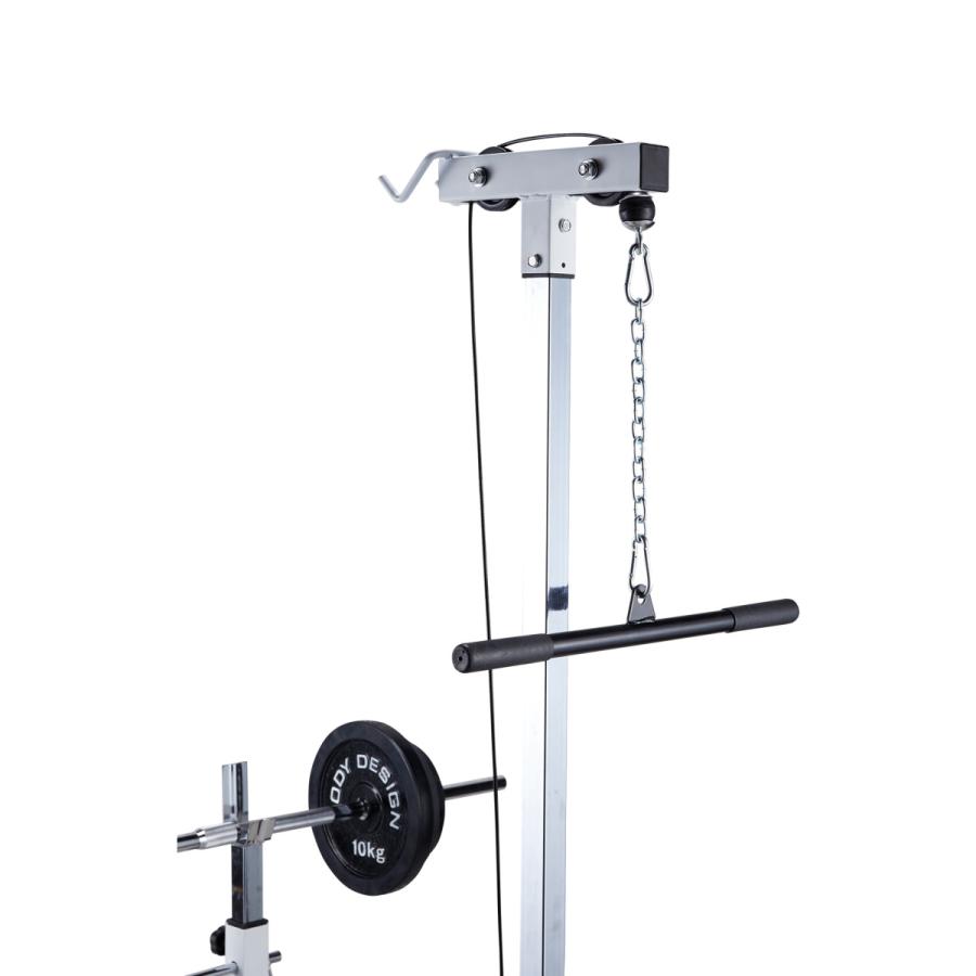 レッドホームビルダーパックII /ラット付：ラバーバーベル140kg │ ベンチプレス マシンセット 140kg バーベル セット トレーニングベンチ ダンベル｜body-design｜02