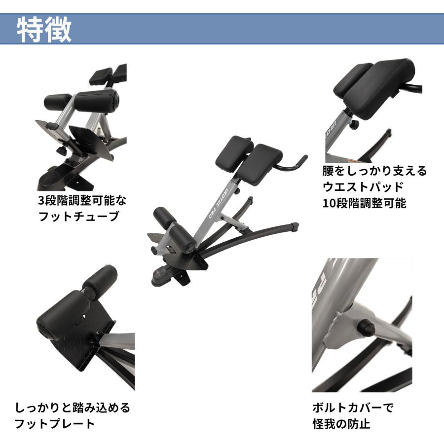 IROTEC PRO バックエクステンションベンチ ローマンチェア バック