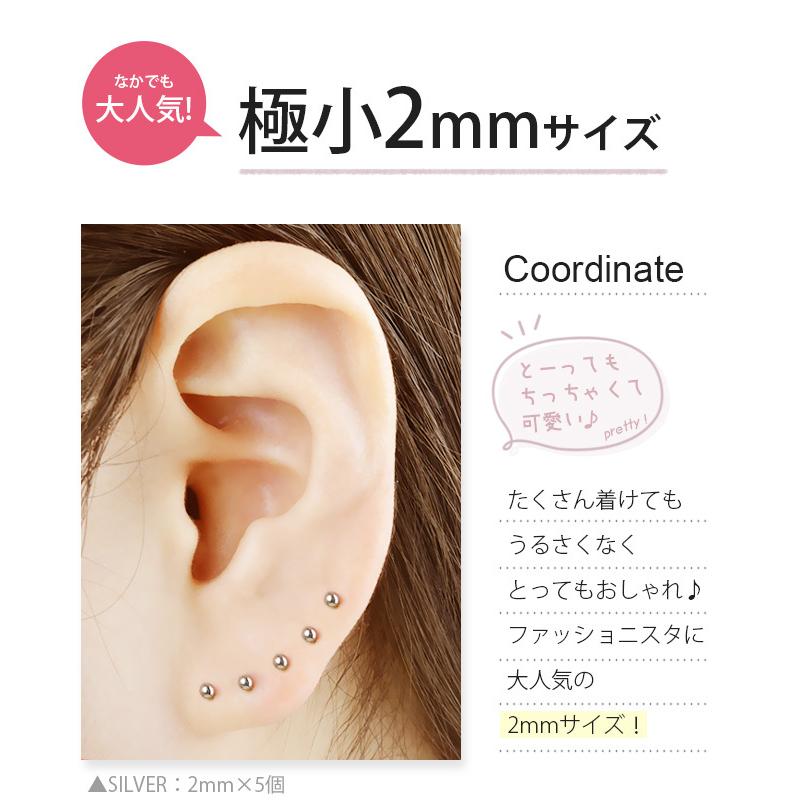 ボディピアス キャッチ パーツ ボール 2mm 14g 16g 18g ピアスキャッチ 金属アレルギー対応 小さい 極小 メンズ レディース キャッチのみ E13 32 ボディスタイル ピアス ピアッサー 通販 Yahoo ショッピング