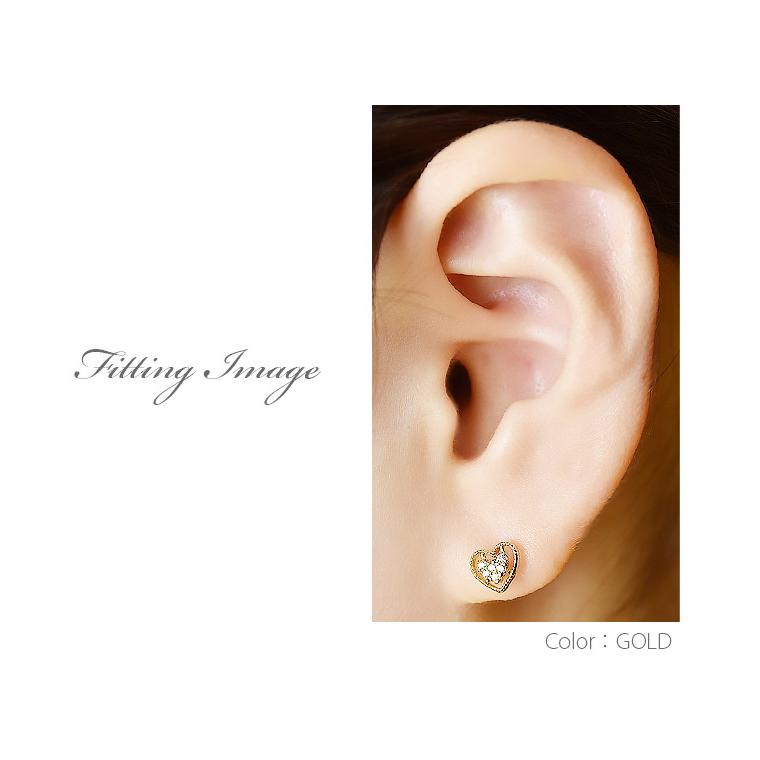 ボディピアス 16g 耳たぶ ピアス ハート 軟骨ピアス 軟骨 耳用 イヤーロブ 軟骨用 トラガス ヘリックス シルバー ゴールド ピンクゴールド かわいい K03 123 ボディスタイル ピアス ピアッサー 通販 Yahoo ショッピング